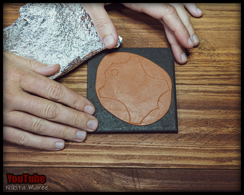 How to make Polymer Clay look like real Leather. - Nikita Maree